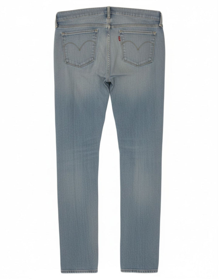 Damskie jeansy Levi's Slight Curve Skinny W29 L34 Niebieska bawełna