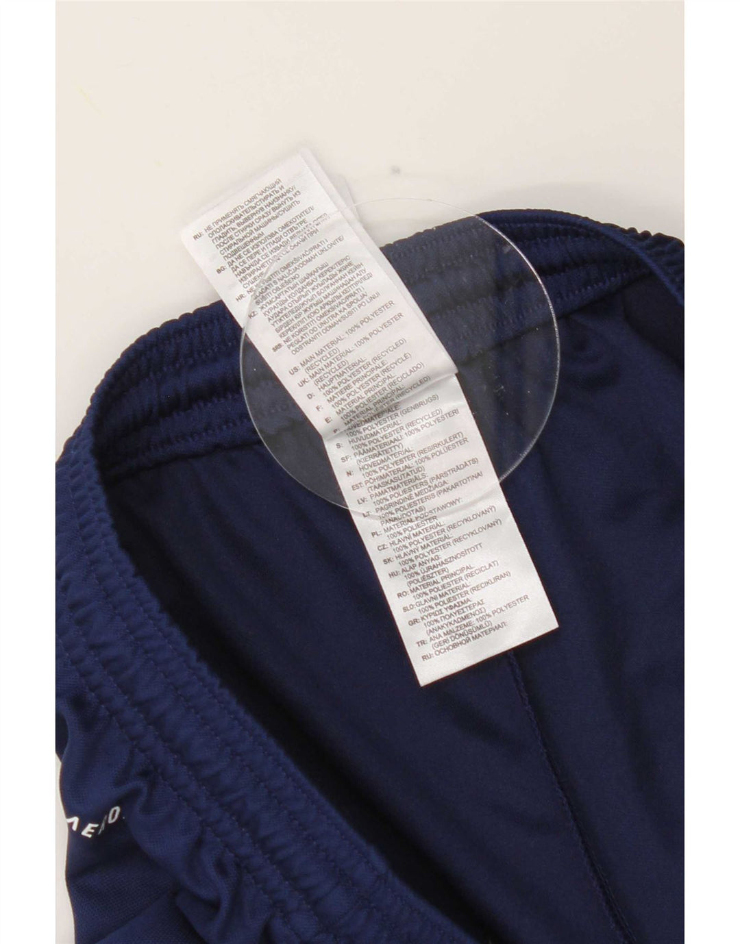 Męskie spodenki sportowe Adidas Aeroready XL granatowe, poliestrowe