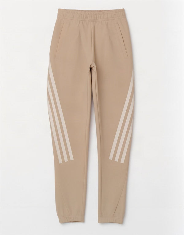 Damskie spodnie dresowe Adidas Joggers UK 4 XS Beżowa bawełna