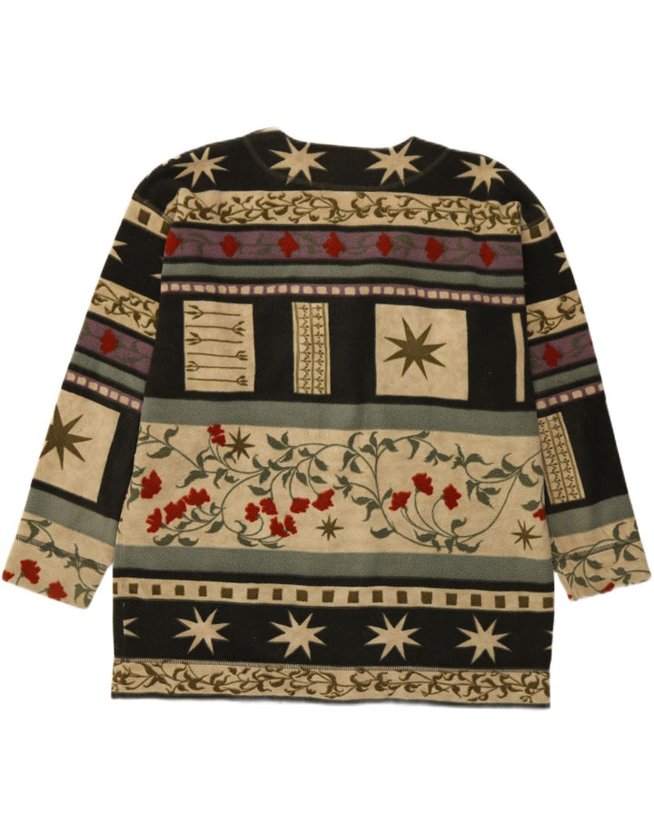 Damski sweter oversize Etirel z polaru UK 14, średni, wielokolorowy Fair Isle