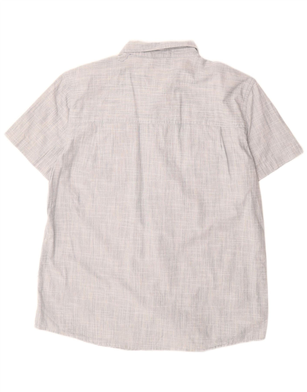 Męska koszula z krótkim rękawem Mountain Warehouse XL, niebieska, bawełniana