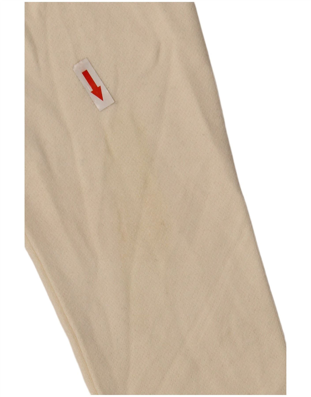 Top damski Izod z długim rękawem, UK 10, mały, biały, bawełniany