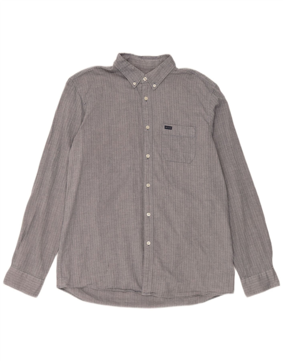 Koszula męska Jack Wills o klasycznym kroju, duża, niebieska, bawełniana w jodełkę