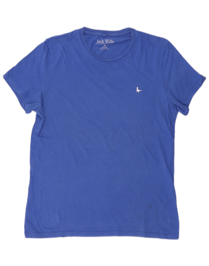 T-shirt męski Jack Wills, bawełniany, średni niebieski