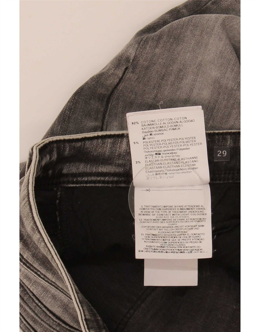 Damskie jeansy Replay Jodey Slim W29 L29 Szara bawełna