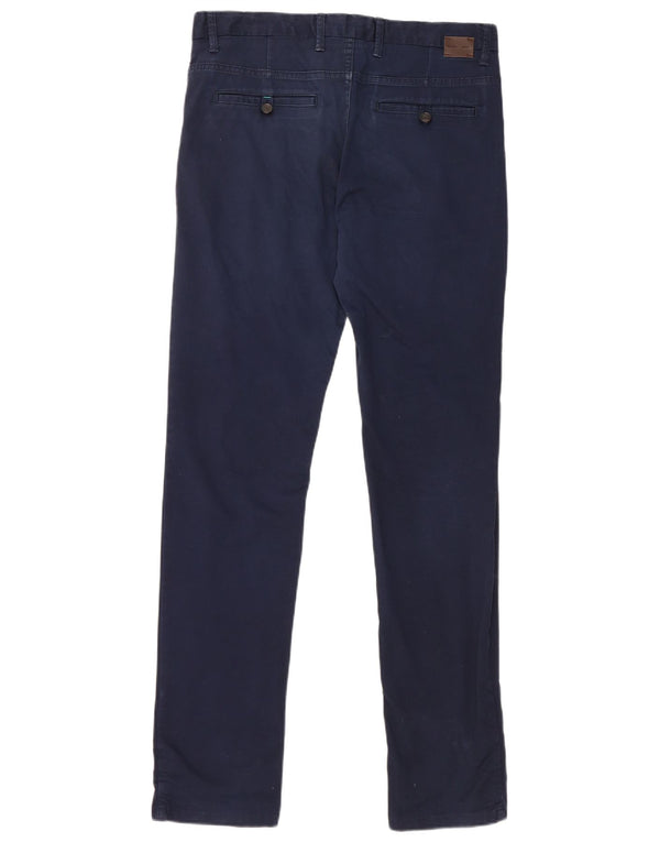 Męskie spodnie chino Zara EU 40 Medium W31 L32 Granatowa bawełna