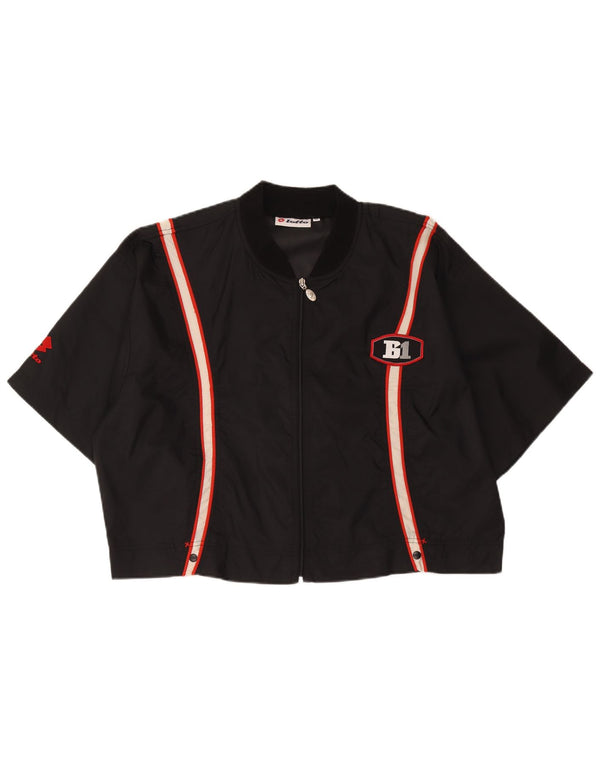 Damska bluza dresowa o kroju oversize Lotto UK 18 XL w kolorze czarnym