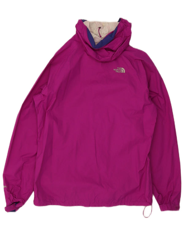 Damska kurtka przeciwdeszczowa z kapturem The North Face UK 10 Small, bordowy nylon