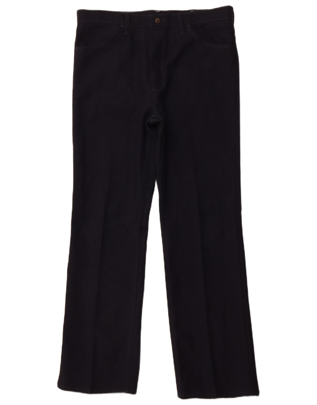 Męskie proste spodnie codzienne WRANGLER W36 L32 granatowe