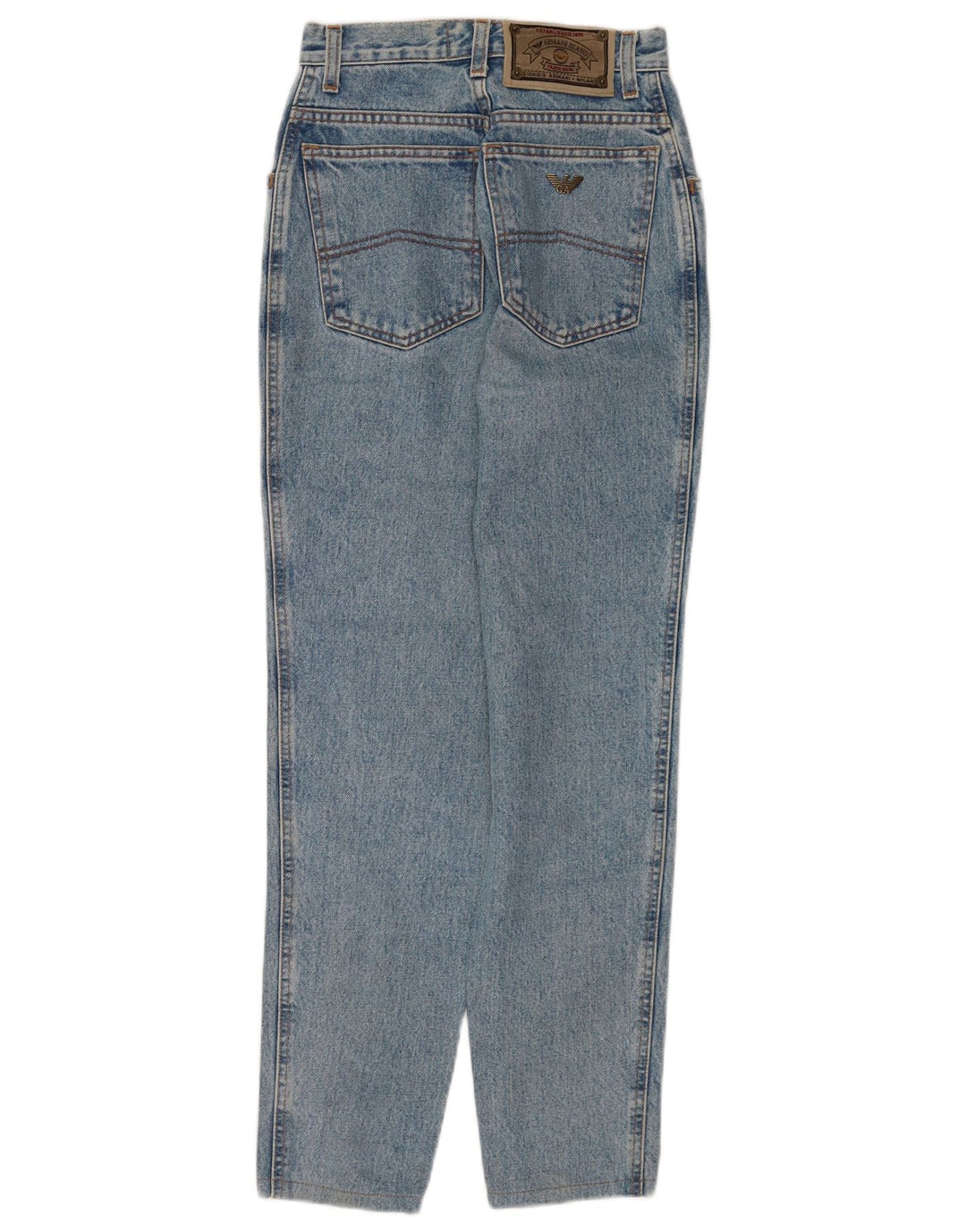 Damskie jeansy zwężane Armani W26 L27 Niebieskie bawełniane