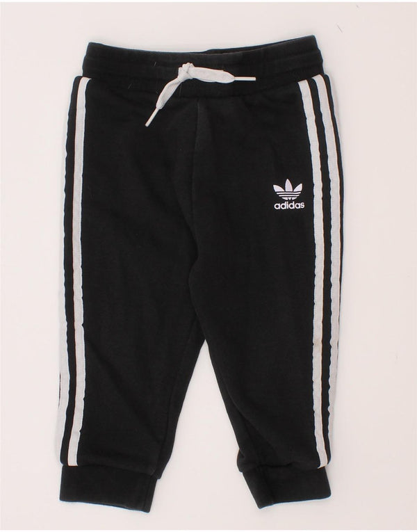 Spodnie dresowe Adidas Baby Boys Joggers 12-18 miesięcy, czarna bawełna