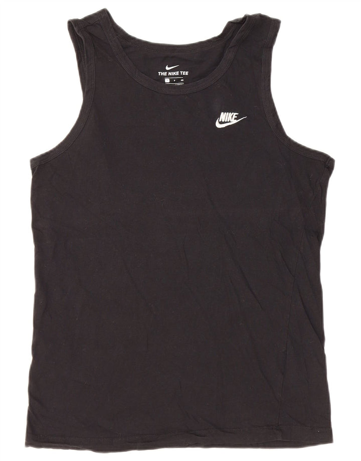 Męska kamizelka Nike, mała, czarna, bawełniana