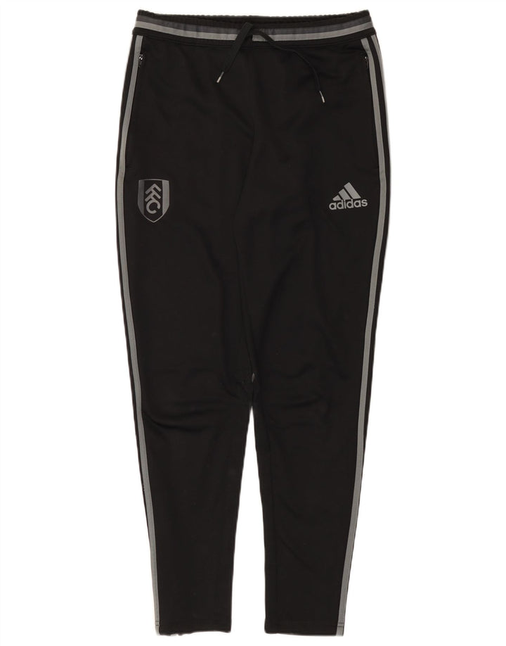 Męskie spodnie dresowe Adidas Climacool Graphic, małe, czarne, poliestrowe
