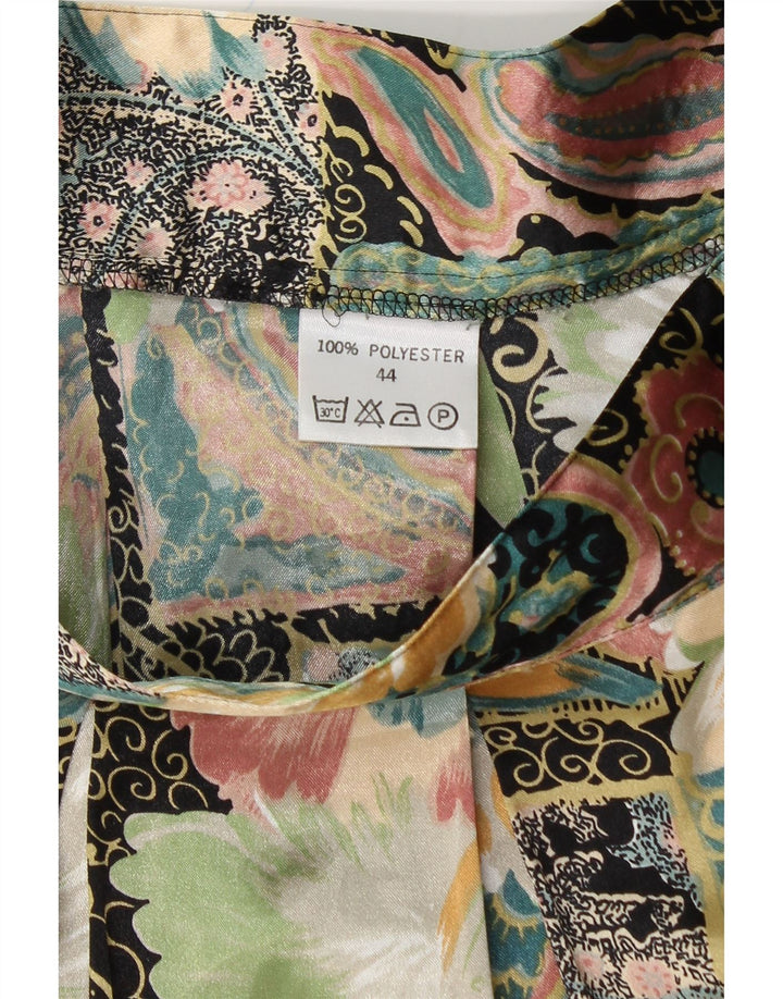VINTAGE Womens A-Line Skirt IT 44 Medium W32 Multicoloured Floral Vintage Vintage and Second-Hand Vintage from Messina Hembry 