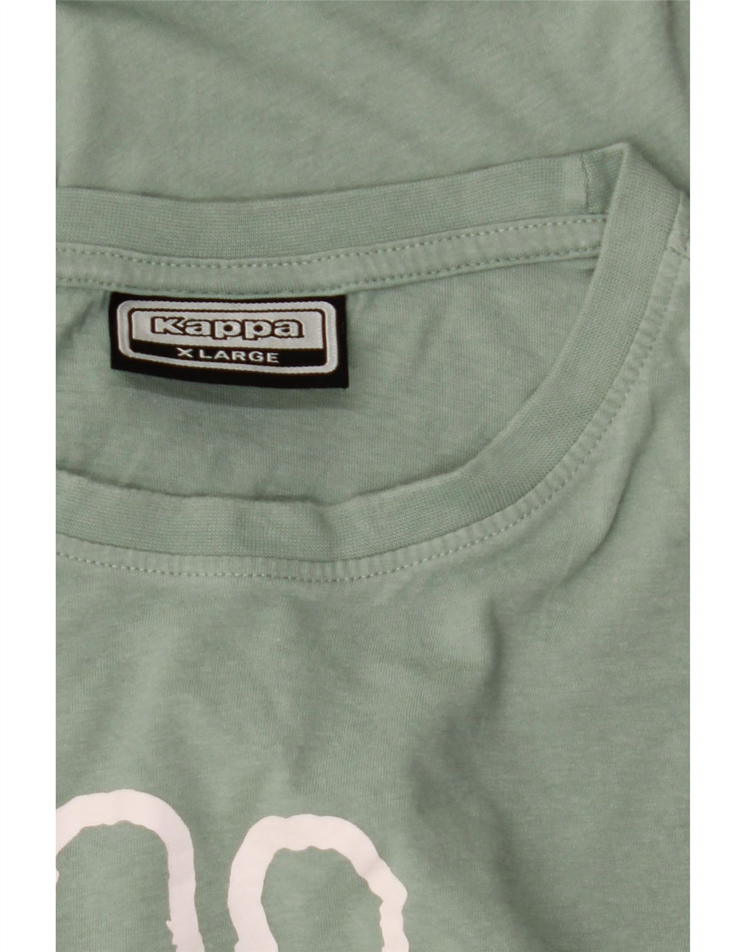 Męski T-shirt z grafiką Kappa XL, zielony
