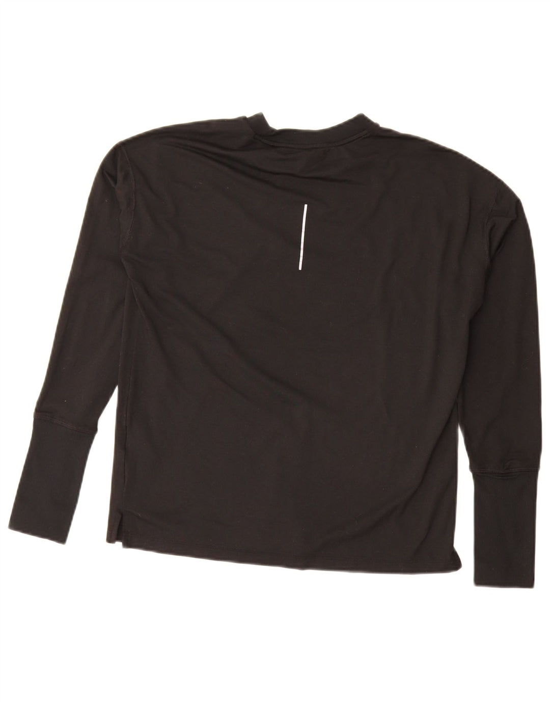 Damska koszulka oversize Nike Dri Fit z długim rękawem, UK 10, mały, czarny poliester