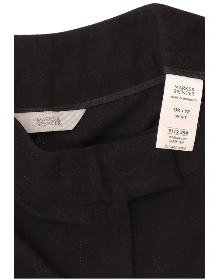 Spodnie damskie Marks & Spencer Bootcut UK 12 Medium W30 L29 Czarne