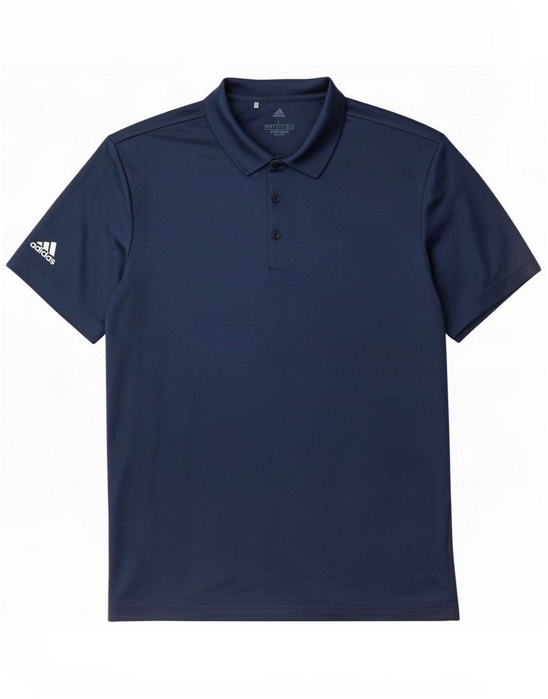 Męska koszulka polo Adidas, duża, granatowa, z poliestru