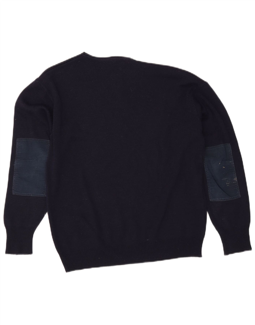 FILA Męski sweter z dekoltem w łódkę, mały, granatowy