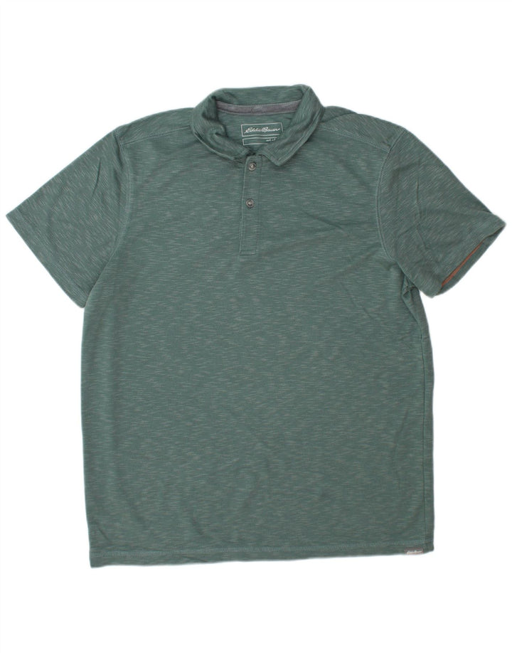 Męska koszulka polo EDDIE BAUER, duża, zielona, modalowa