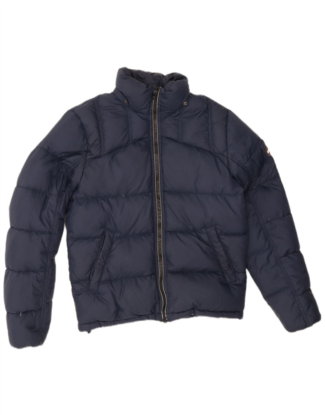 Męska ocieplana kurtka Tommy Hilfiger UK 36, mała granatowa, poliester