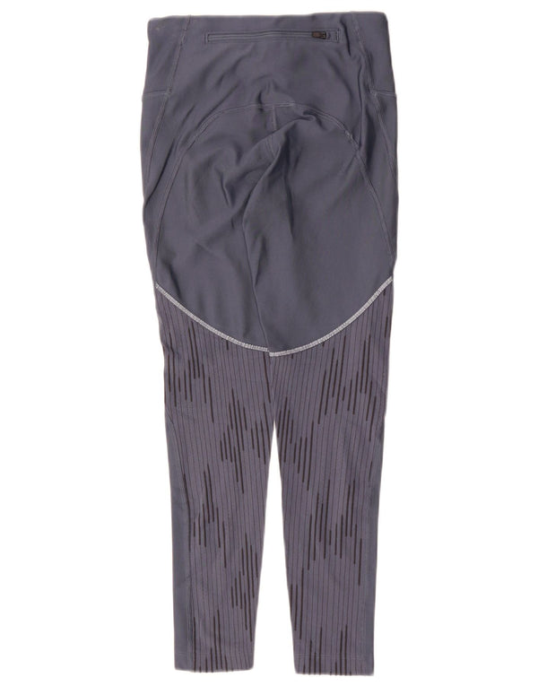 Damskie legginsy Under Armour Heat Gear Crop UK 8 w małe granatowe paski