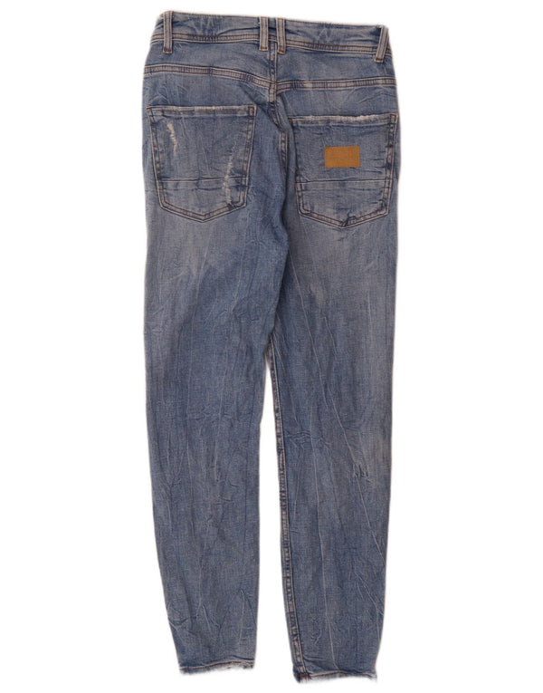 Męskie jeansy Zara w trudnej sytuacji, EU 36 XS W29 L27, niebieska bawełna