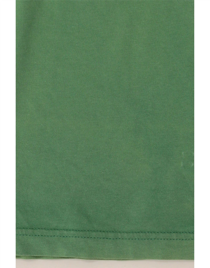 T-shirt męski ADIDAS Top, średnio zielony, bawełniany
