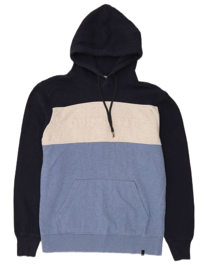Męski sweter z kapturem Quiksilver z grafiką, średni, wielokolorowy blok kolorów