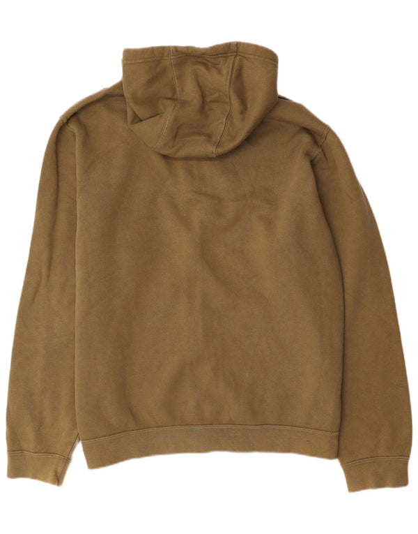 Męski sweter z kapturem i zamkiem błyskawicznym Nike XL, bawełniany khaki