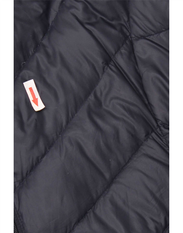 Damski płaszcz ocieplany Calvin Klein UK 16, duży, granatowy, nylon