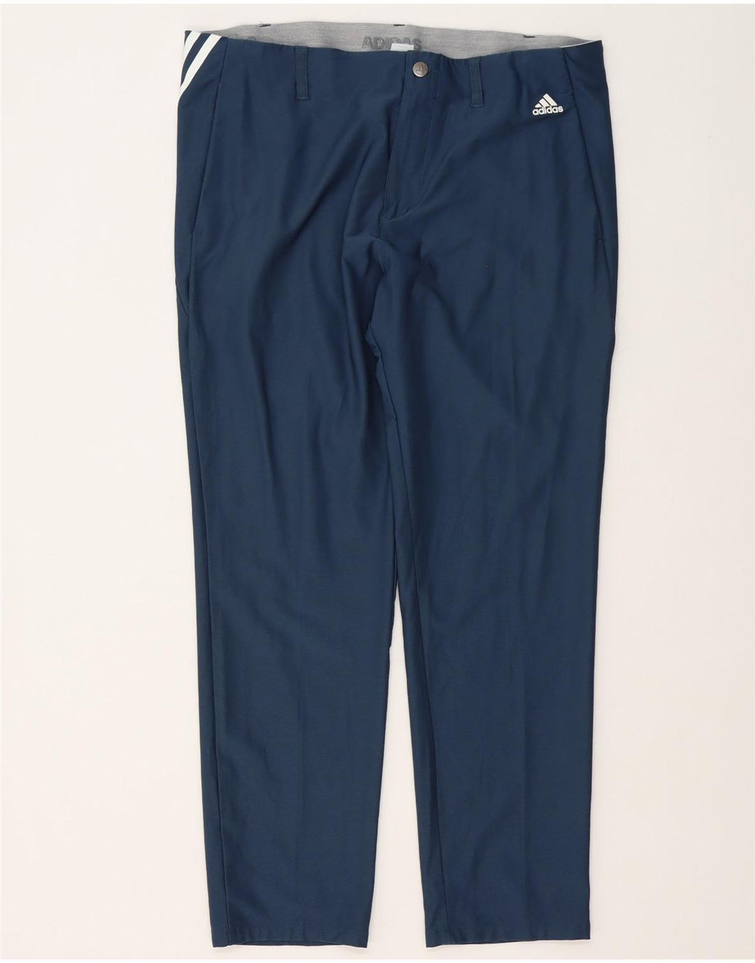 Adidas Męskie Proste Spodnie Chino W36 L30 Granatowy Poliester