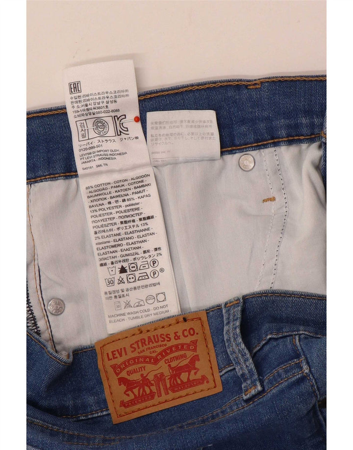 Damskie jeansy Levi's Skinny W32 L30 Niebieskie bawełniane
