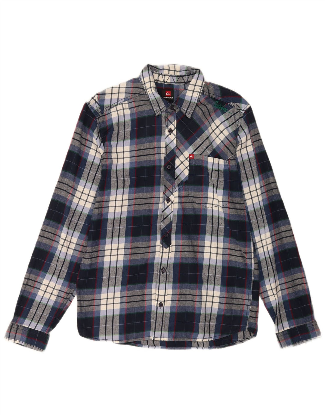 Koszula flanelowa Quiksilver chłopięca 15-16 lat w granatową kratkę