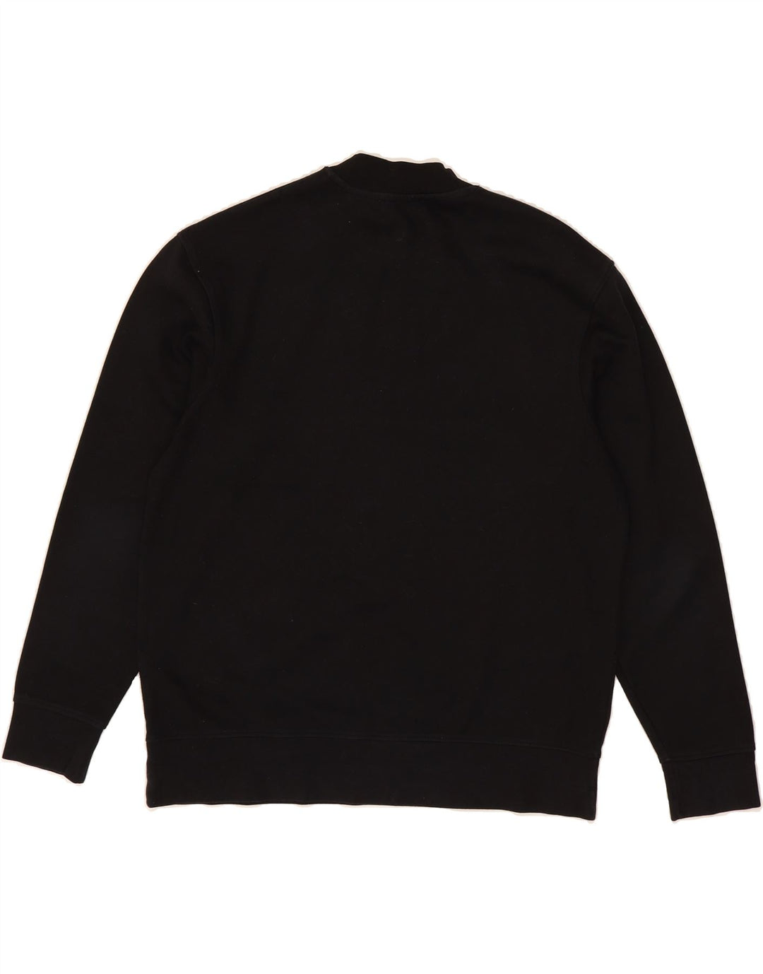 ZARA Womens Sweatshirt Jumper UK 16 Large Black Cotton Vintage Zara and Second-Hand Zara from Messina Hembry 