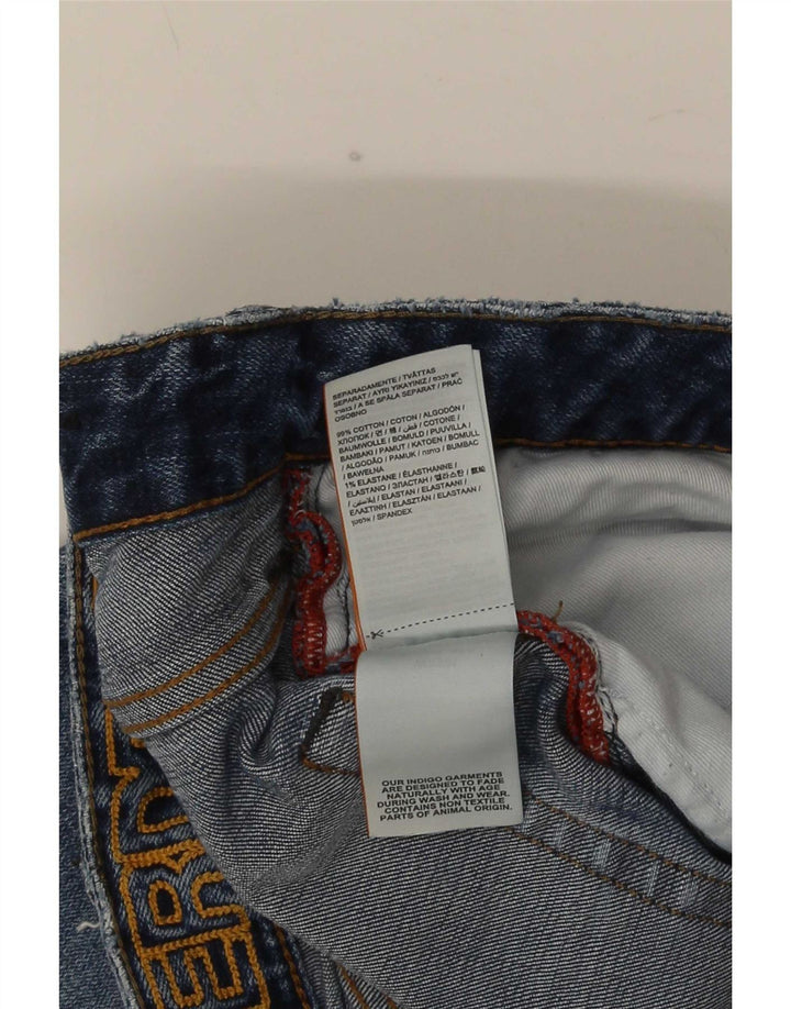 Męskie proste dżinsy Superdry W34 L29 Niebieskie, bawełniane