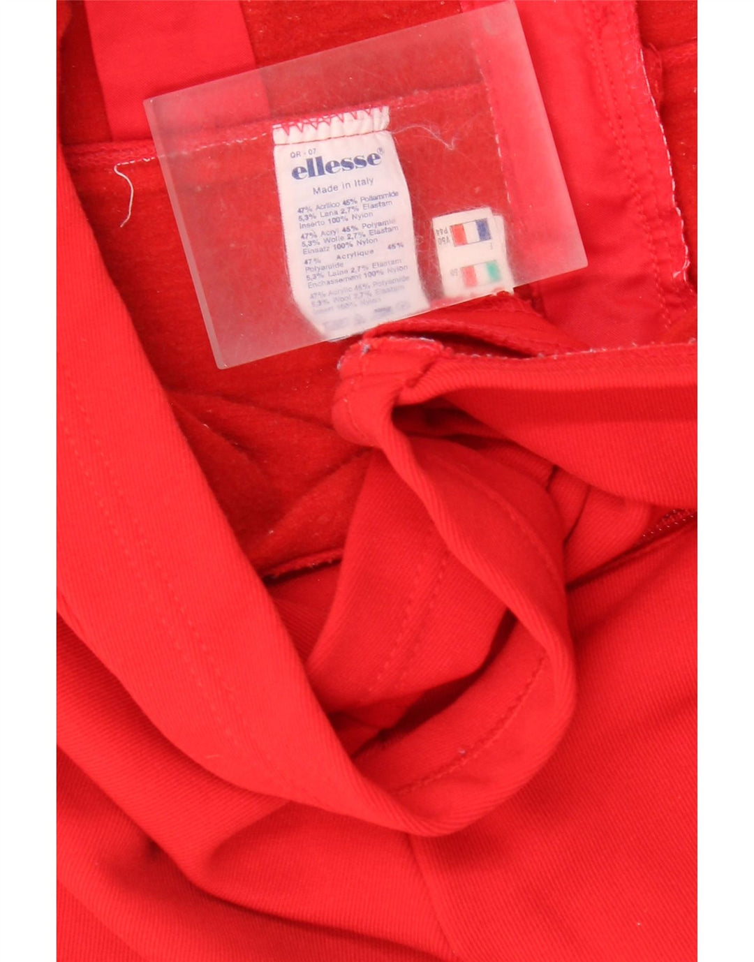 Męskie spodnie narciarskie Ellesse Crop Dungarees IT 50 Large Red Acryl
