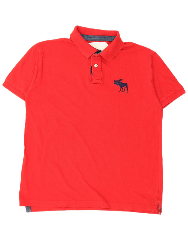 Męska koszulka polo ABERCROMBIE & FITCH 2XL czerwona