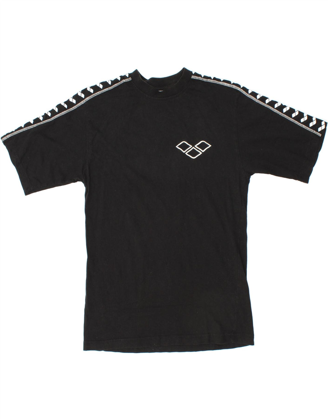 ARENA Mens Graphic T-Shirt Top Small Black Cotton Vintage Arena and Second-Hand Arena from Messina Hembry 