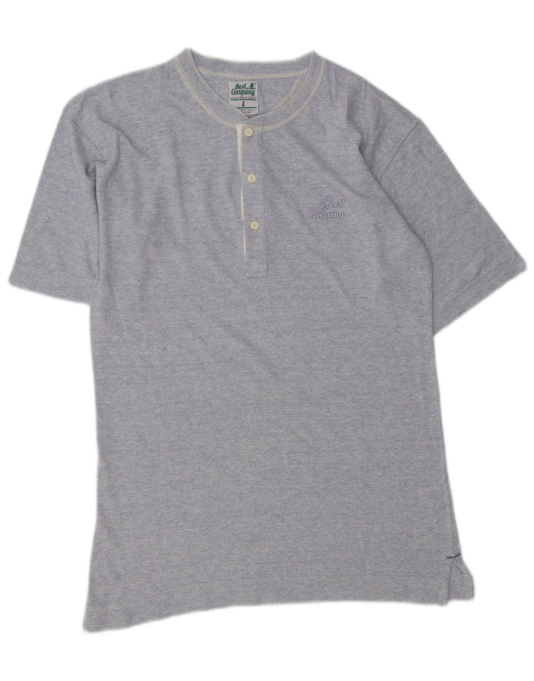 Męska koszulka polo BEST COMPANY, duża, niebieska, bawełniana