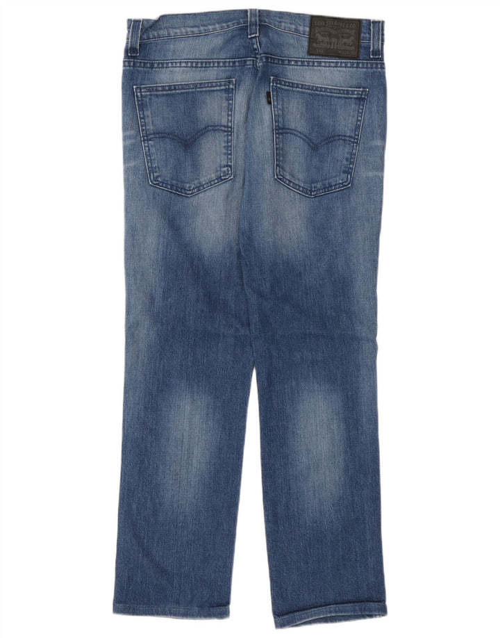 Męskie jeansy slim fit Levi's W32 L28 Niebieskie bawełniane