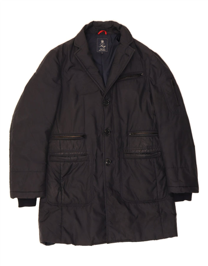 FAY Mens Padded Coat UK 36 Small Black Polyester Vintage Fay and Second-Hand Fay from Messina Hembry 