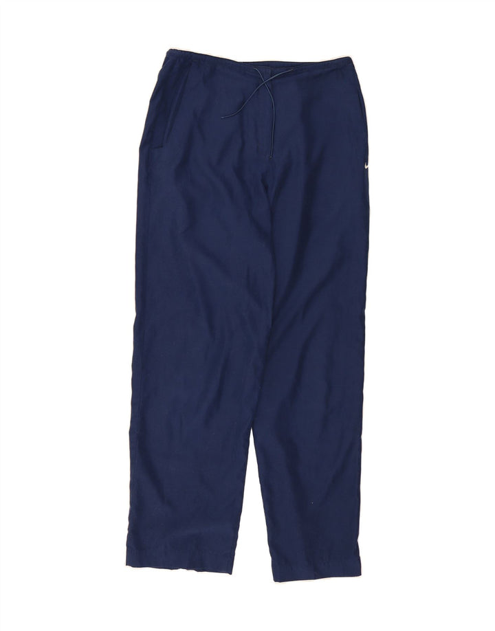 NIKE Womens Tracksuit Trousers US 8/10 Medium  Navy Blue Polyester Vintage Nike and Second-Hand Nike from Messina Hembry 