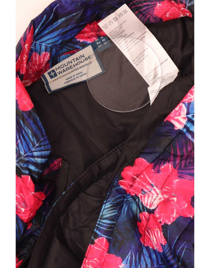 Damska ocieplana kurtka Mountain Warehouse UK 18 XL, wielokolorowe kwiaty