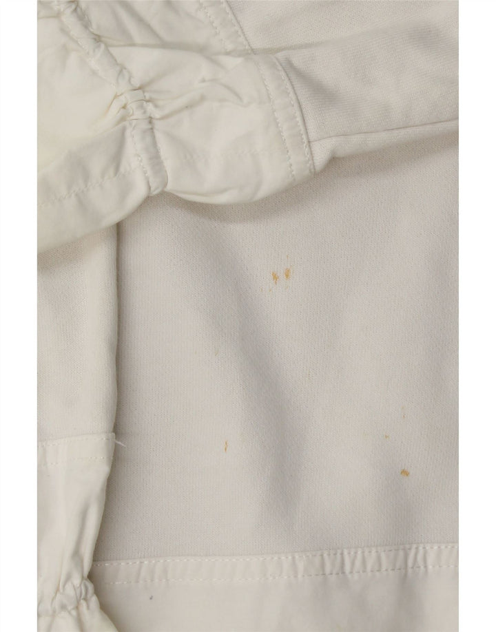 Cos Damski sweter oversize UK 10, mały, biały, bawełniany