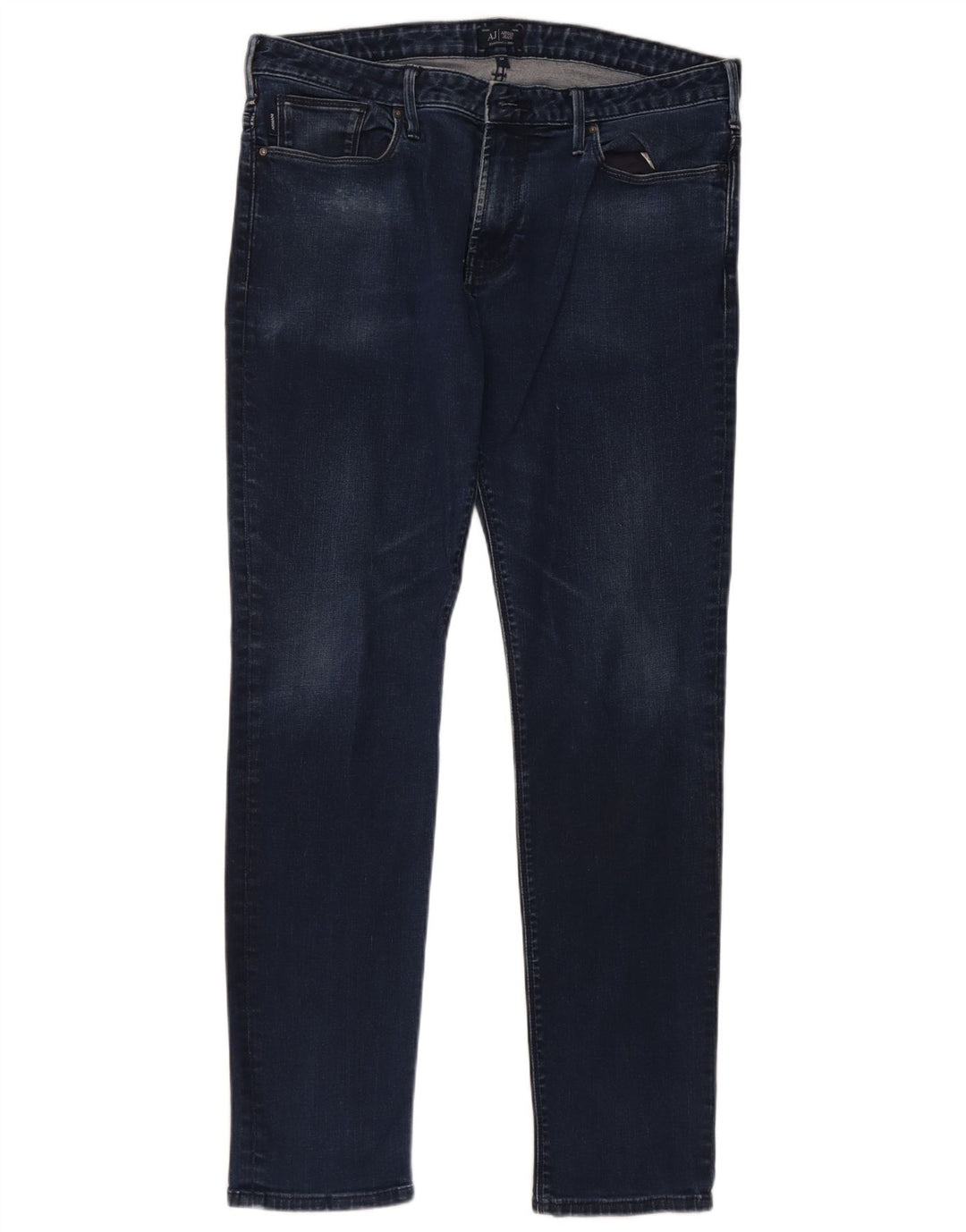 Męskie jeansy Armani Slim W34 L31 Granatowa bawełna