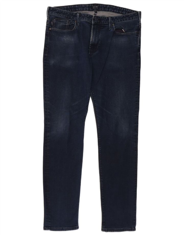 Męskie jeansy Armani Slim W34 L31 Granatowa bawełna