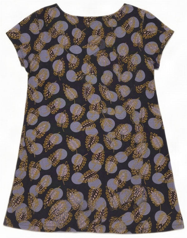 White Stuff Womens Abstract Pattern Shift Dress UK 16 Large Blue Cotton