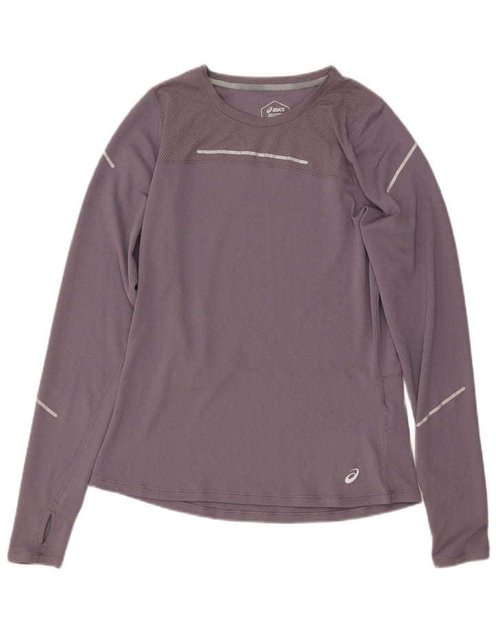 Damskie buty Asics UK 14, duże, fioletowe, poliestrowe sportowe