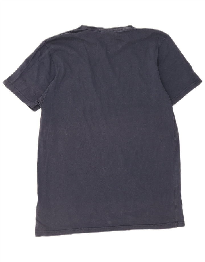 Męska koszulka z grafiką Ellesse Top, średnia, granatowa bawełna